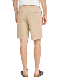 Casual Friday Bennet Wide Fit Chino Shorts, Plaza Taupe - view 2, Plaza Taupe