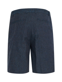 Casual Friday Elian Linen Blend Shorts, Dark Navy - view 2, Dark Navy