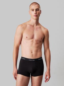 Calvin Klein Icon Stretch Cotton Trunks, Pack of 5 - view 2, Black