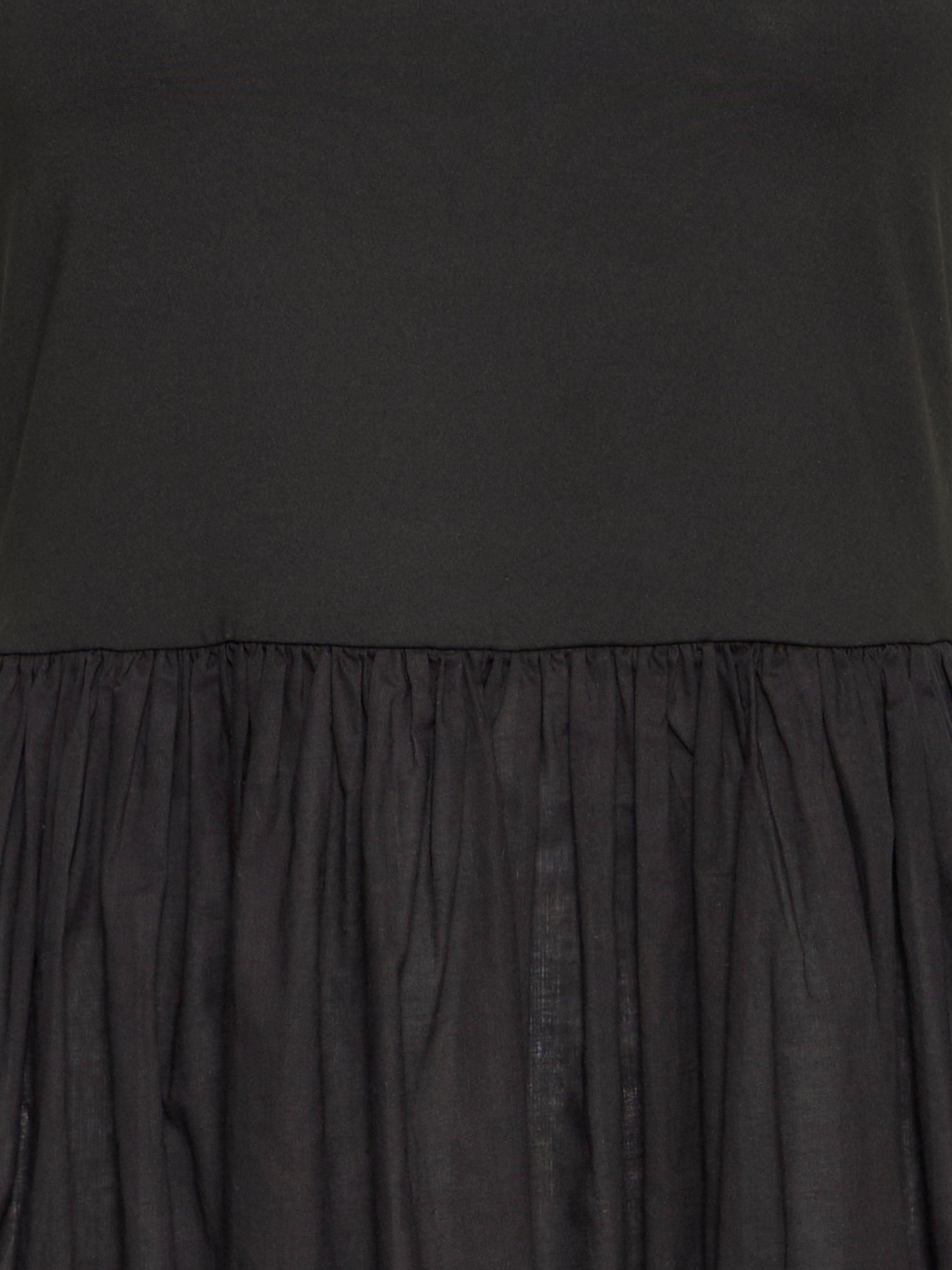 Product image 3 of 3, which shows ICHI Ihxalma Sleeveless A-Line Midi Dress, Black, L