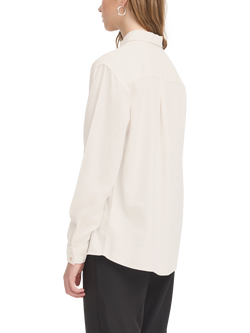 ICHI Ihlinno Linen Blend Shirt - view 2, Cloud Dancer