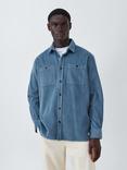 Armor Lux Cotton Regular Fit Gabardine Overshirt, Bluefin