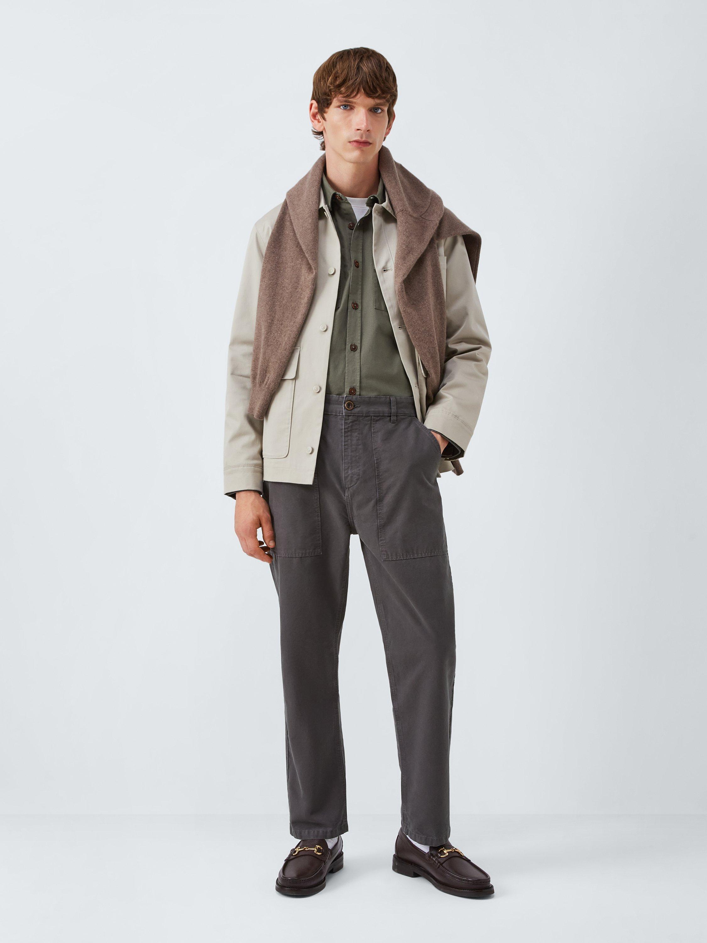 Product image 3 of 6, which shows Armor Lux Cotton Regular Fit Flannel Overshirt, Chiméra, L