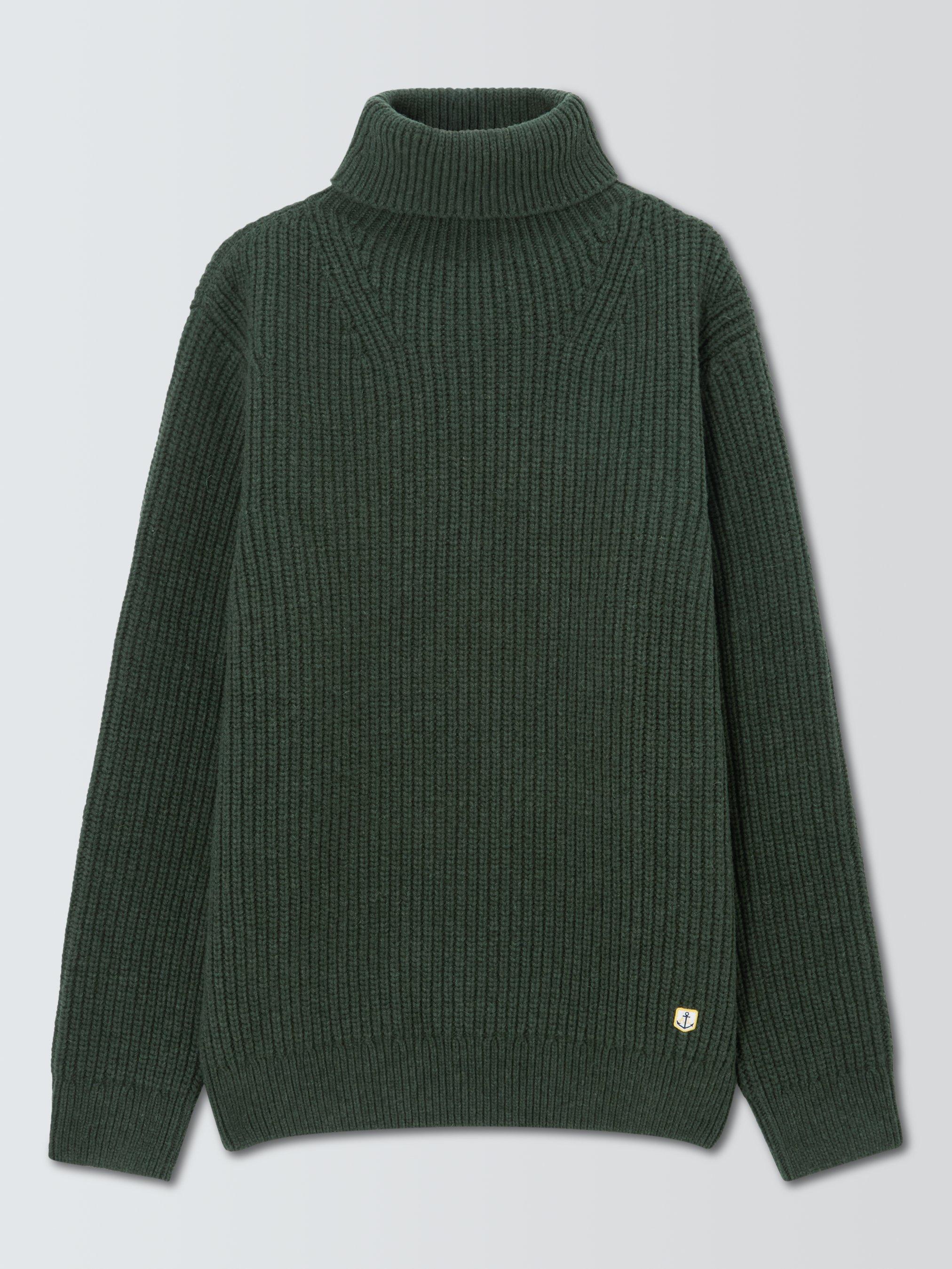 Product image 4 of 7, which shows Armor Lux Wool Blend Funnel Neck Jumper, Chiméra Chiné, M