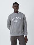 Armor Lux Cotton Logo Sweatshirt, Misty Grey