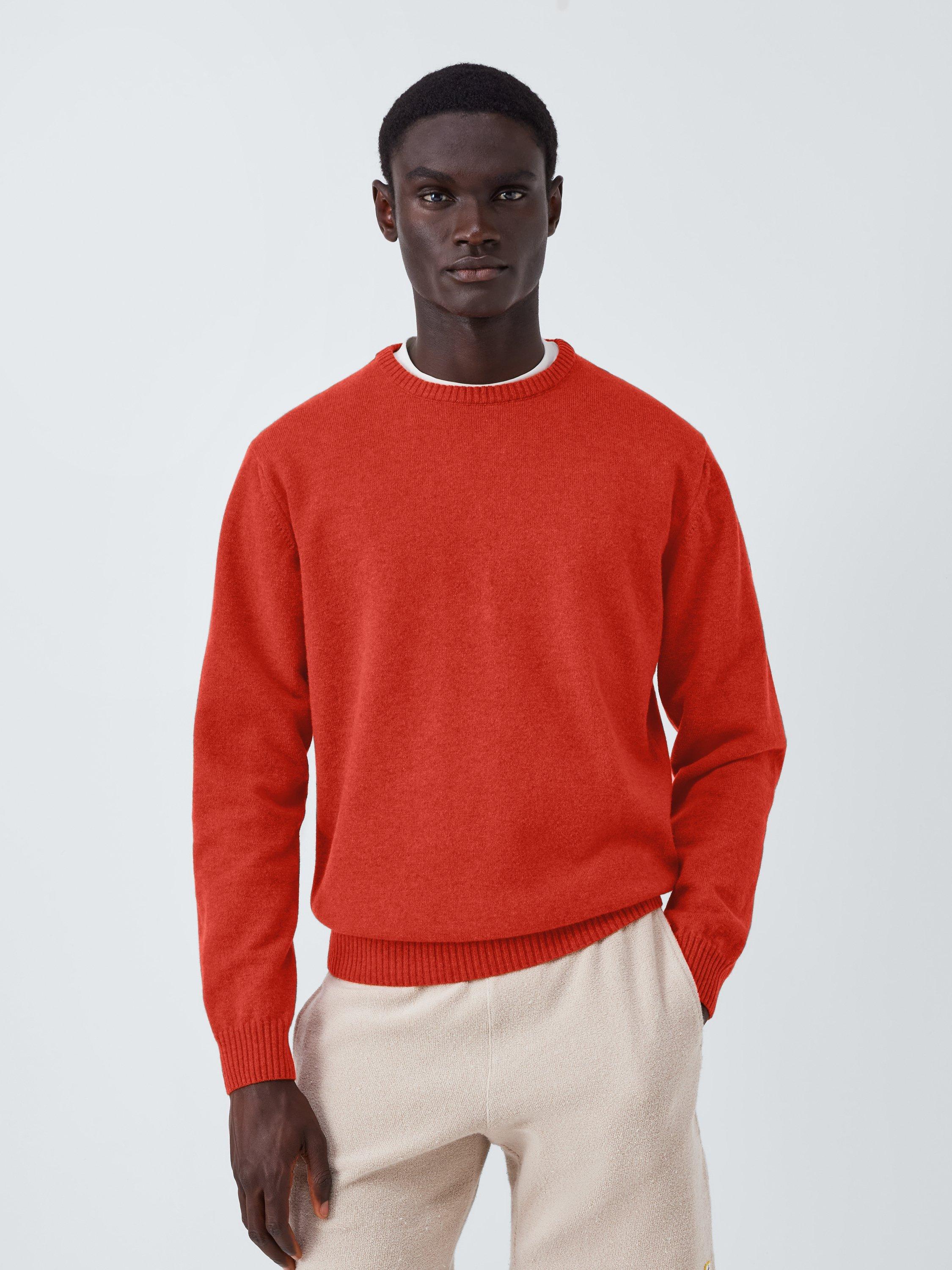 Armor Lux Crew Neck Wool Jumper, Paprika Foncé Chiné
