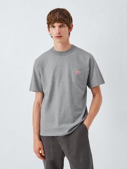 Armor Lux Cotton Regular Fit Short Sleeve Pocket T-Shirt, Misty Grey, Misty Grey