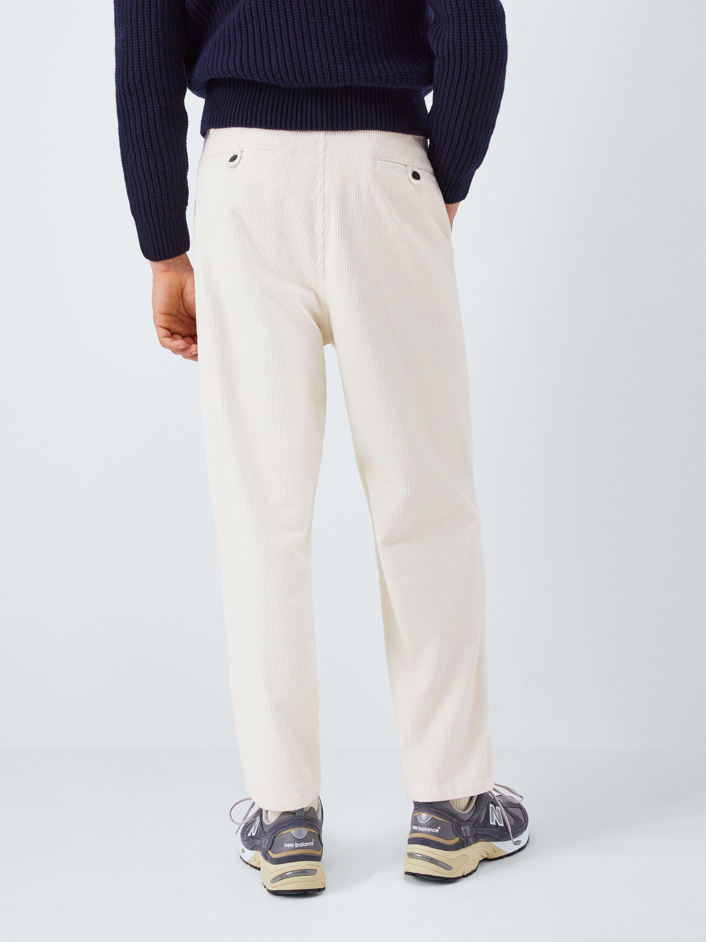 Product image 2 of 6, which shows Armor Lux Velvet Fatigue Trousers, Milk, 38R