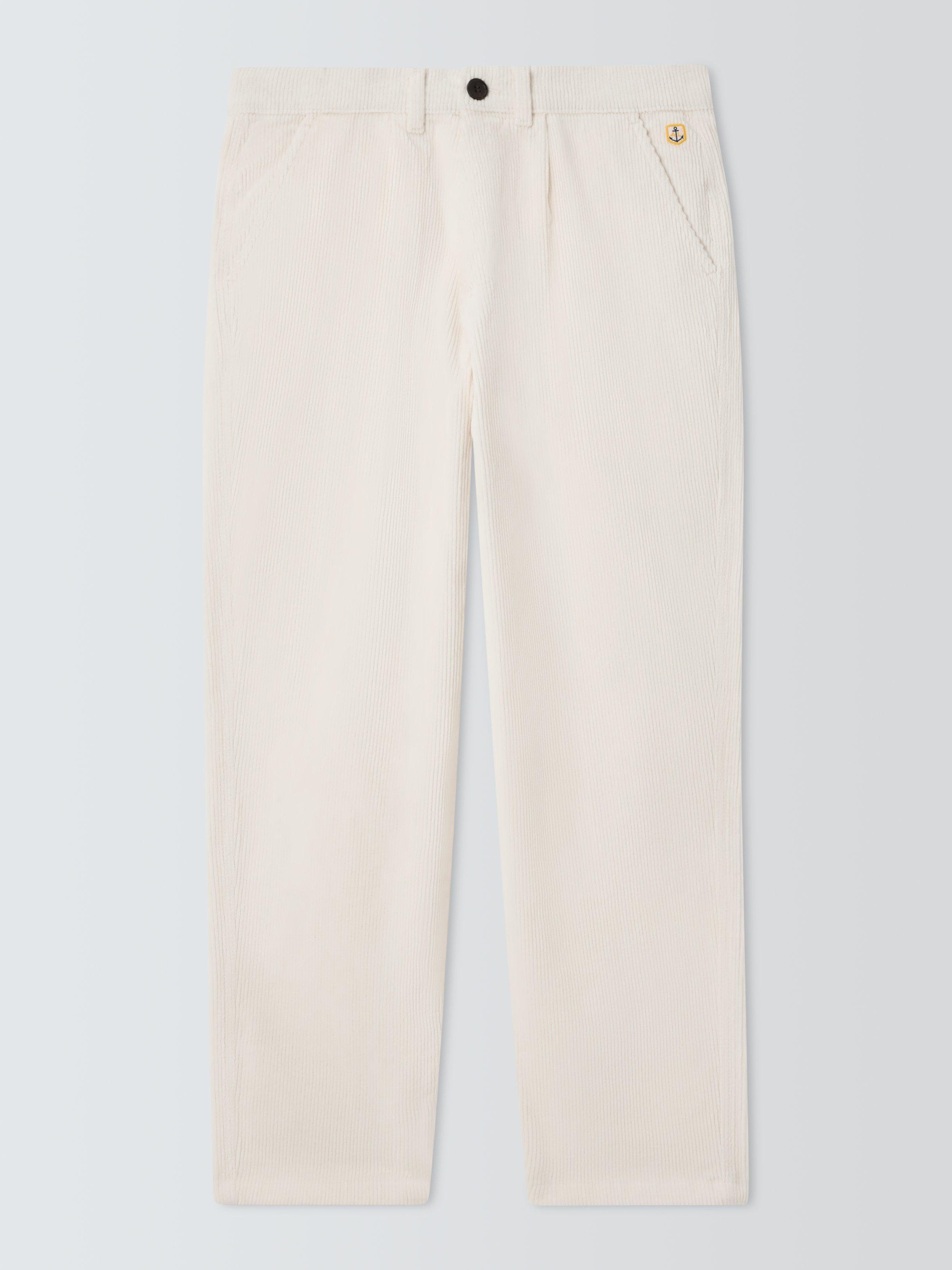 Product image 4 of 6, which shows Armor Lux Velvet Fatigue Trousers, Milk, 38R