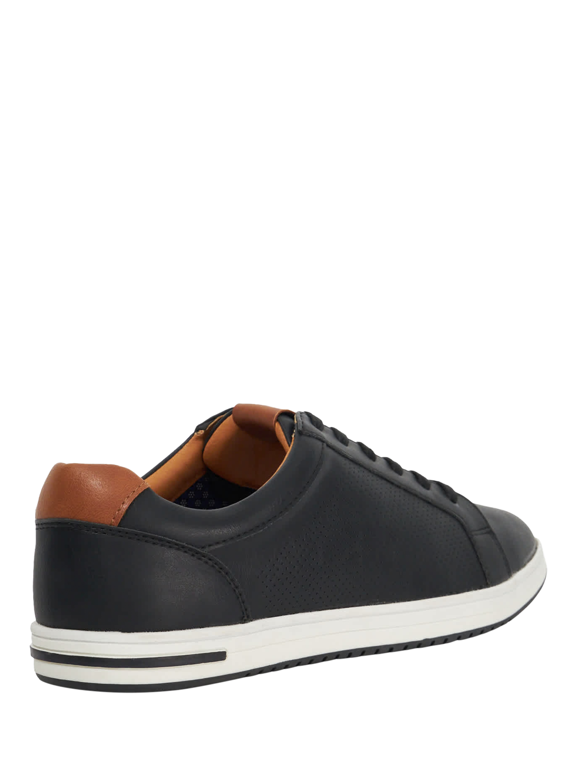 Product image 3 of 5, which shows Dune London Tezzy Lace Up Trainers, Black, EU40