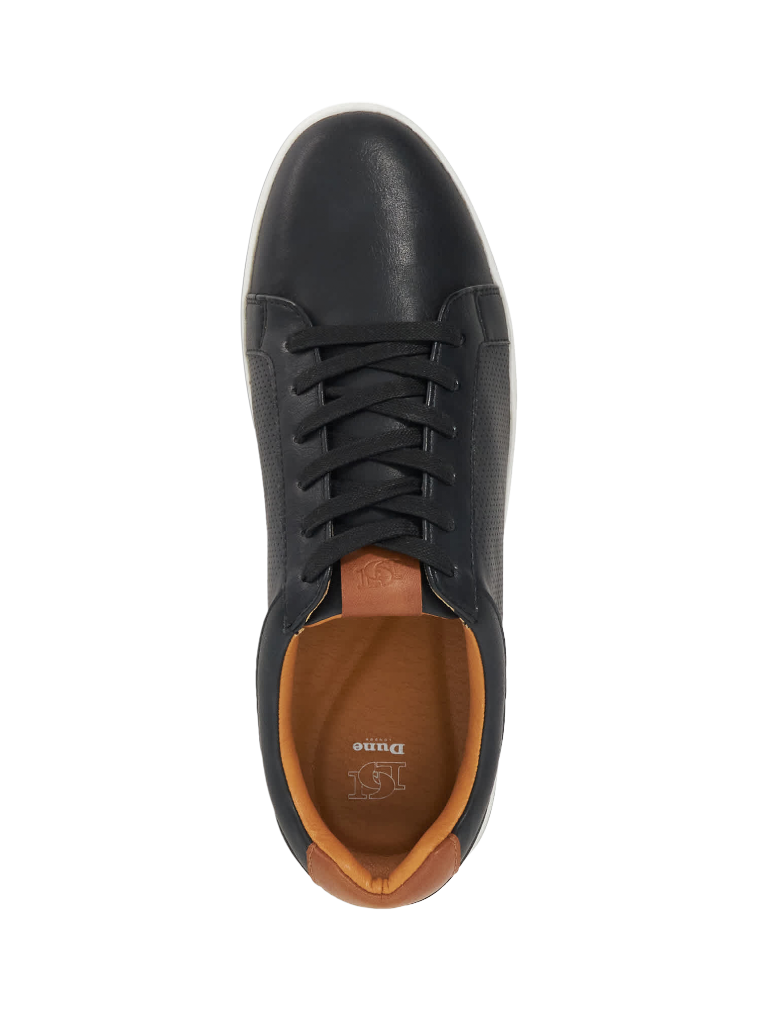 Product image 4 of 5, which shows Dune London Tezzy Lace Up Trainers, Black, EU40