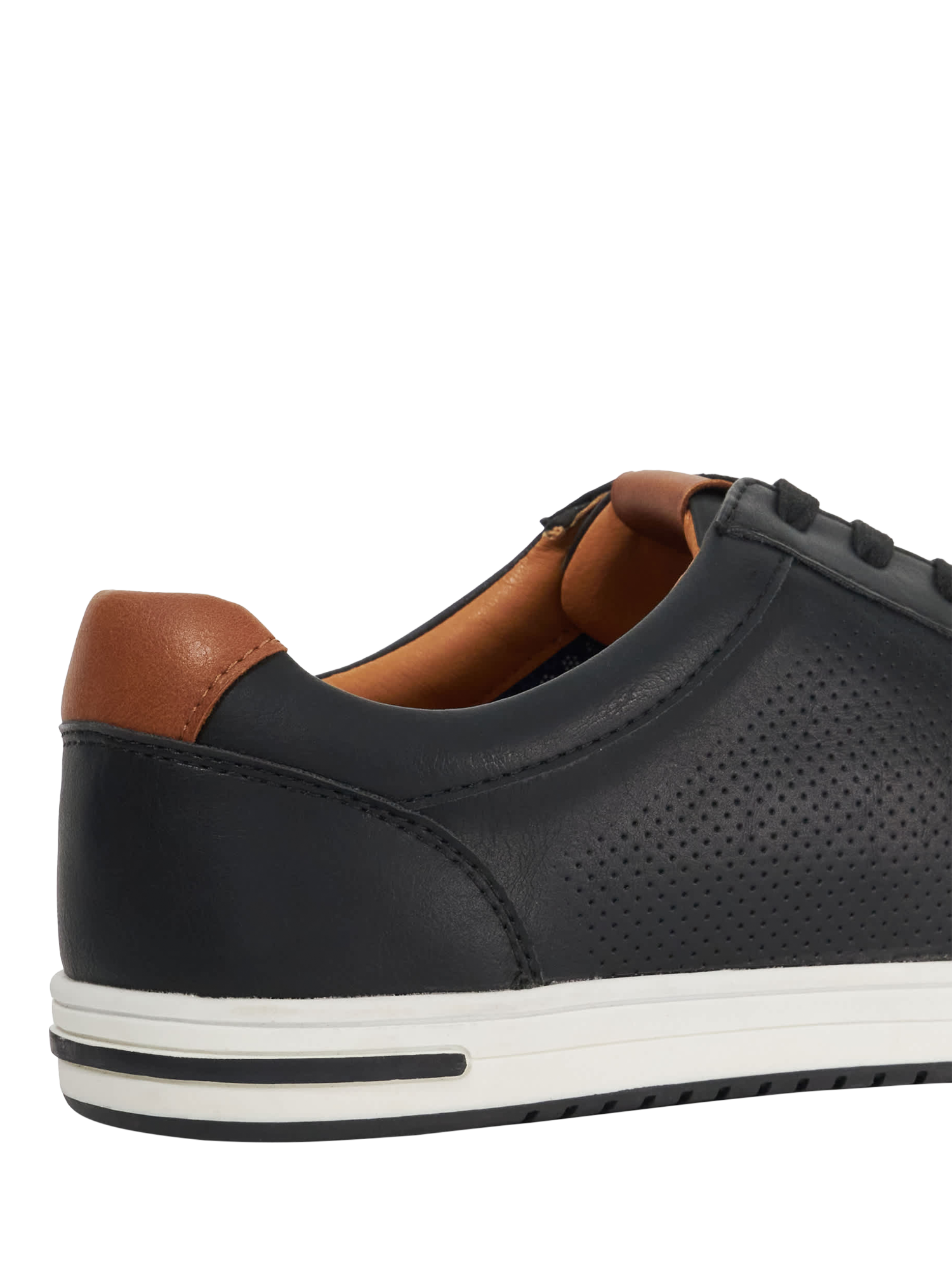 Product image 5 of 5, which shows Dune London Tezzy Lace Up Trainers, Black, EU40