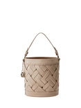 Moda in Pelle Trelly Leather Bucket Bag