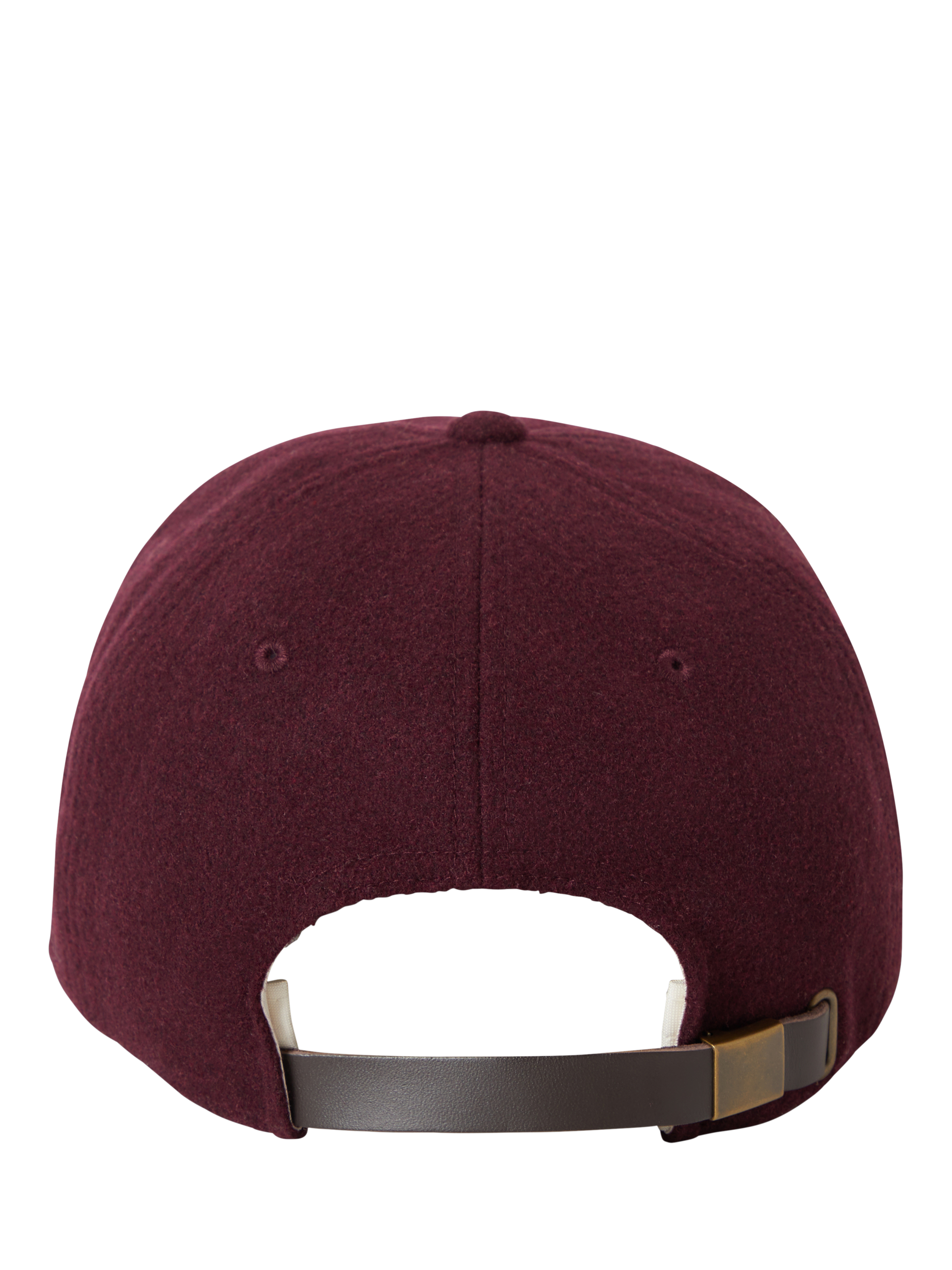 Product image 3 of 3, which shows Brixton Big B Baseball Cap, Port Textured Wool, One Size