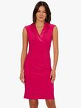 Adrianna Papell Jersey Tuxedo Dress, Brilliant Rose