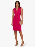 Adrianna Papell Jersey Tuxedo Dress, Brilliant Rose