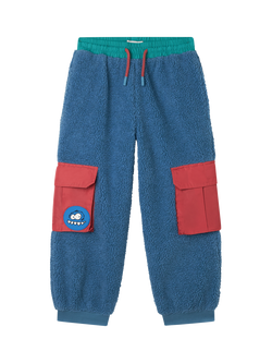 Stella McCartney Kids Kids' Yeti Fleece Joggers, Azure Blue