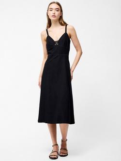 French Connection Ariette Strappy Dress, Black, Black