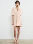 French Connection Chathia Plisse Mini Dress, Ballet Pink, Ballet Pink