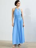 French Connection Eden Georgette Dress, Cornflower Blue, Cornflower Blue