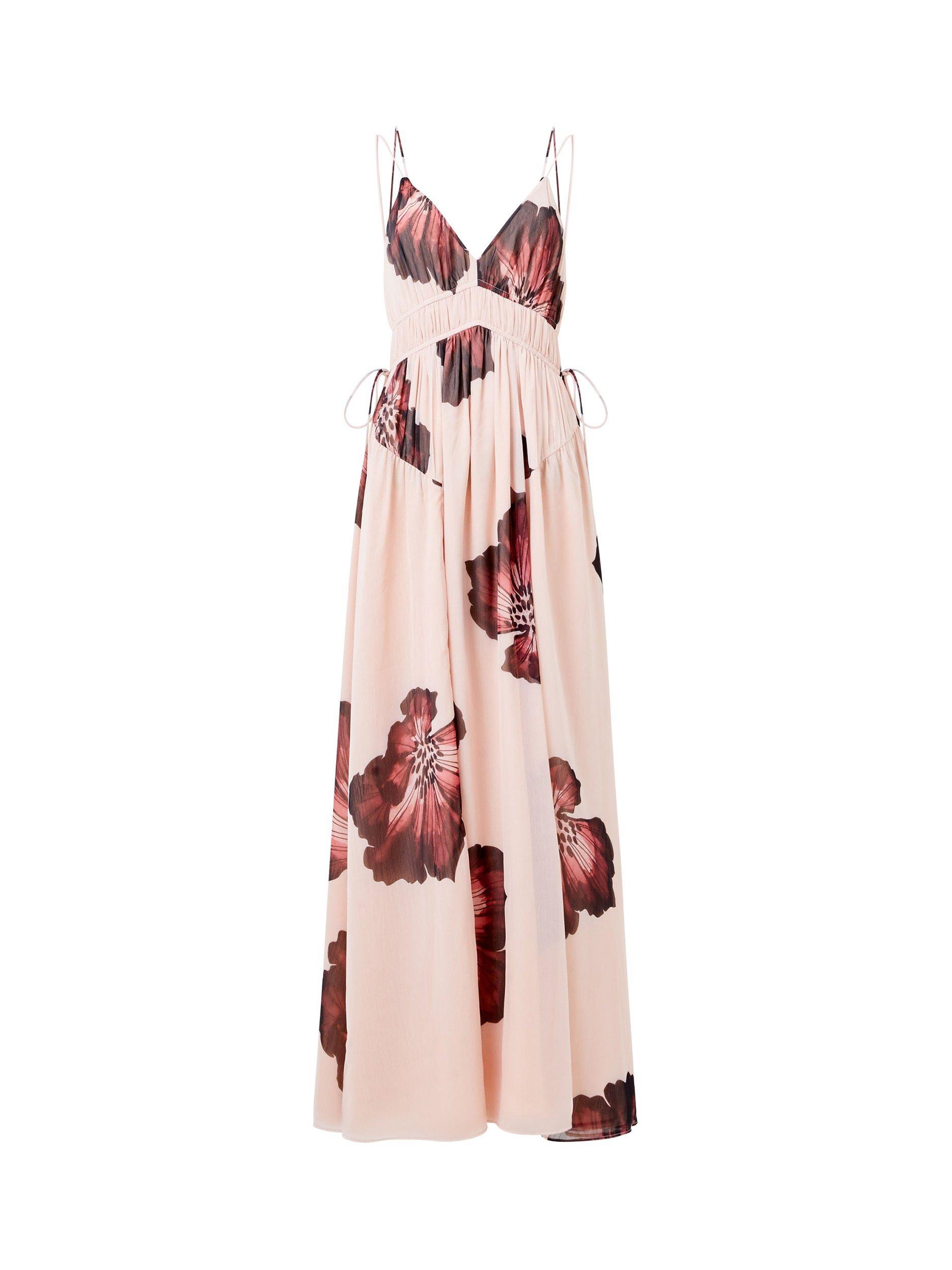 Product image 5 of 5, which shows French Connection Elyse Hallie Floral Dress, Blush Pink, 14