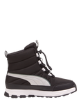 PUMA Kids' Evolve Lace Up Winter Boots, Black/Ash Grey