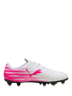 PUMA Kids' ATTACANTO II Football Boots, White/Ravish, White/Ravish