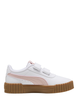 PUMA Kids' Carina 3.0 Lace Up Trainers, Mauve Mist, Mauve Mist