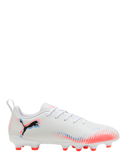 PUMA Kids' FUTURE 8 PLAY Football Boots, White/Gold, White/Gold