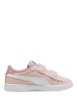 PUMA Kids' 3.0 Glitz Padded Trainers, Mauve/White, Mauve/White