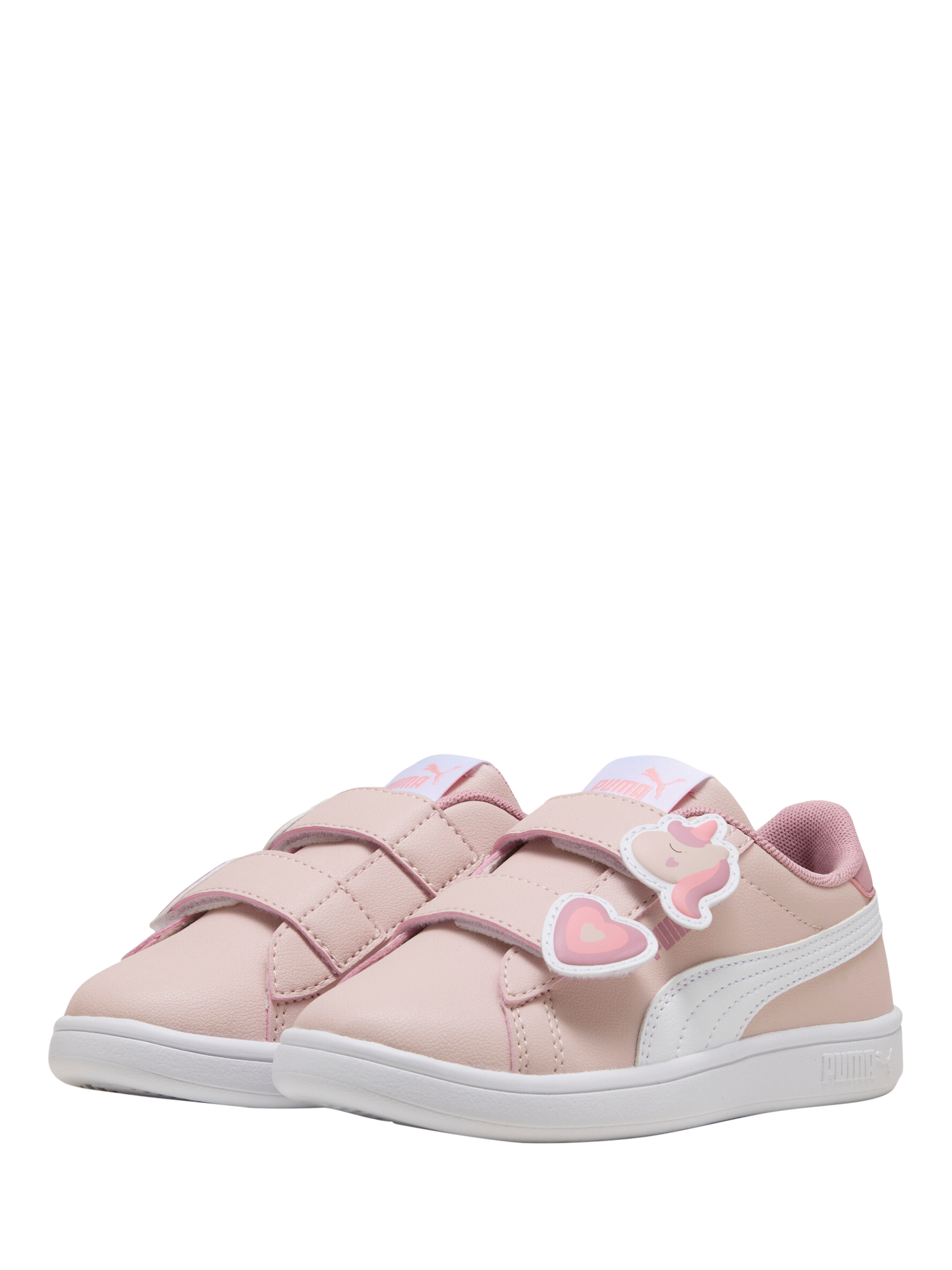 Product image 2 of 6, which shows PUMA Kids' 3.0 Glitz Padded Trainers, Mauve/White, 10 Jnr