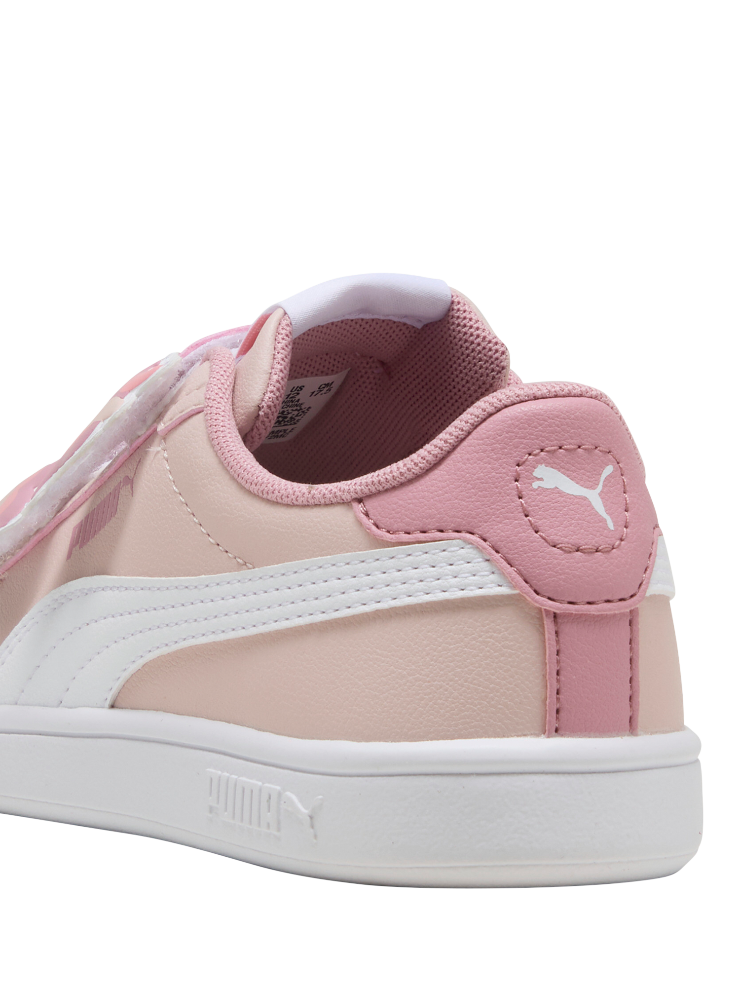 Product image 3 of 6, which shows PUMA Kids' 3.0 Glitz Padded Trainers, Mauve/White, 10 Jnr