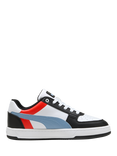 PUMA Kids' Caven 2.0 Colour Block Trainers, White/Blue/Black