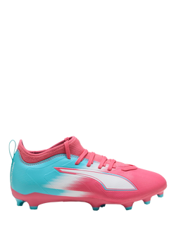 PUMA Kids' ULTRA 6 Lace Up Football Boots, Hero Blue, Hero Blue