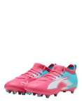 PUMA Kids' ULTRA 6 Lace Up Football Boots, Hero Blue