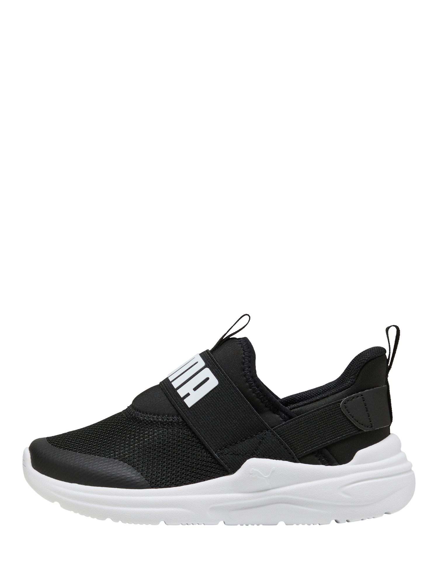 Product image 4 of 6, which shows PUMA Kids' Wired 2 Sliptech Trainers, Black/White, 10 Jnr