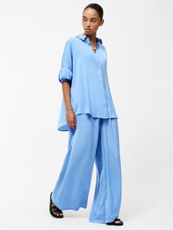 French Connection Damasco Air Flow Shirt, Cornflower Blue - view 2, Cornflower Blue