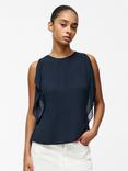 French Connection Eden Georgette Flutter Sleeve Top