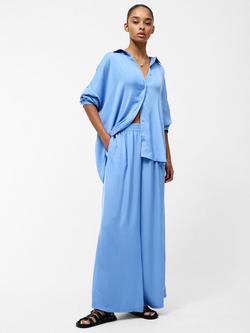 French Connection Damasco Air Flow Trousers, Cornflower Blue - view 2, Cornflower Blue