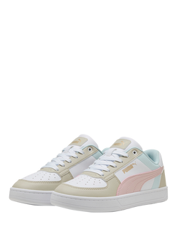 PUMA Kids' Caven 2.0 Colour Block Trainers, Desert/Mauve - view 2, Desert/Mauve