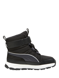 PUMA Kids' Evolve Boots, Black/Grey, Black/Grey