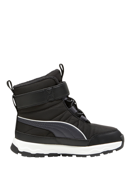 PUMA Kids' Evolve Boots, Black/Grey, Black/Grey