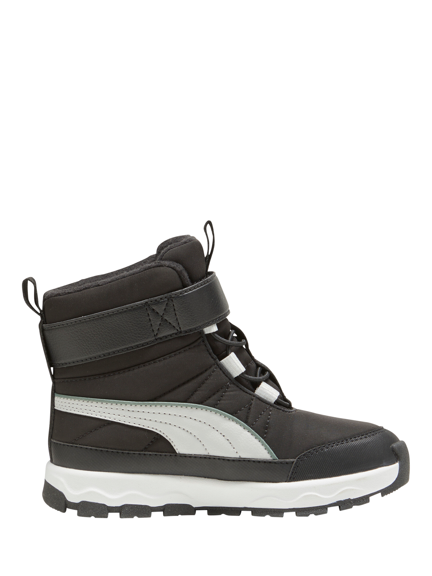 Product image 1 of 6, which shows PUMA Kids' Evolve Boots, Black/Ash Grey, 10 Jnr