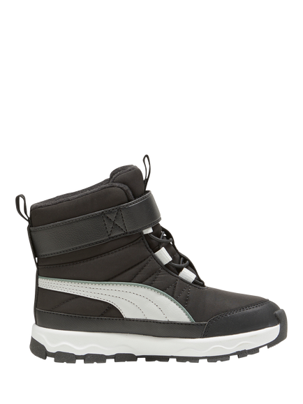 PUMA Kids' Evolve Boots, Black/Ash Grey, Black/Ash Grey