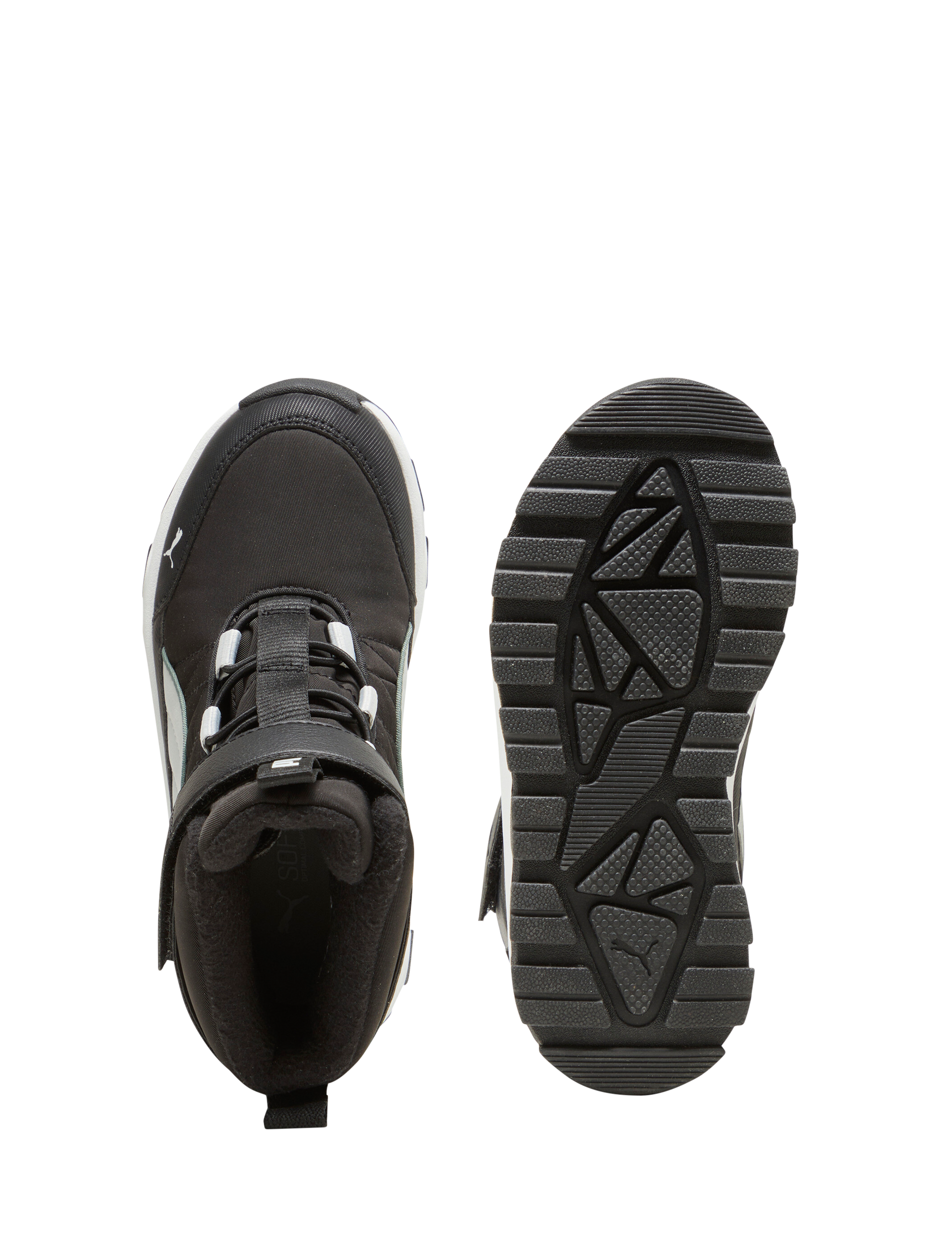 Product image 5 of 6, which shows PUMA Kids' Evolve Boots, Black/Ash Grey, 10 Jnr