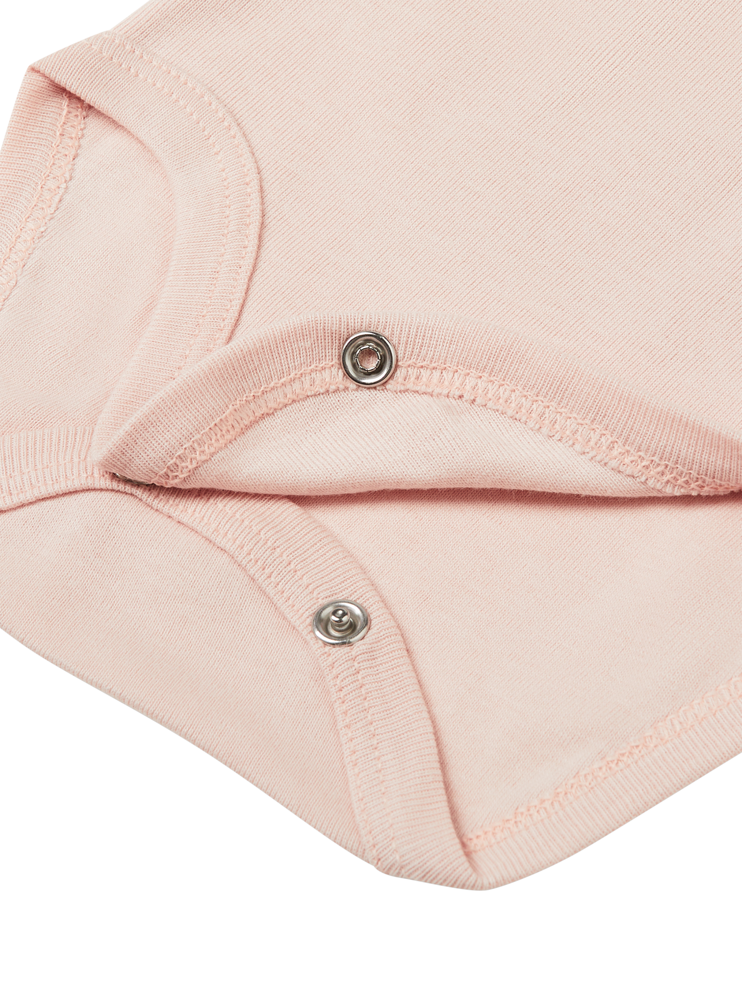 Product image 3 of 3, which shows Benetton Baby Ribbed Bodysuit, Powder, 12-18 months