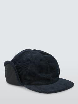 John Lewis Corduroy Trapper's Hat - view 2, Navy