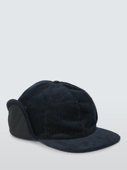 John Lewis Corduroy Trapper's Hat - view 2, Navy