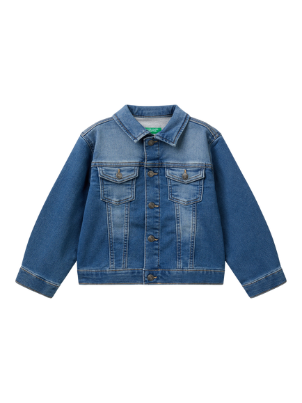 Benetton Kids' Denim Jacket. Blue, Blue