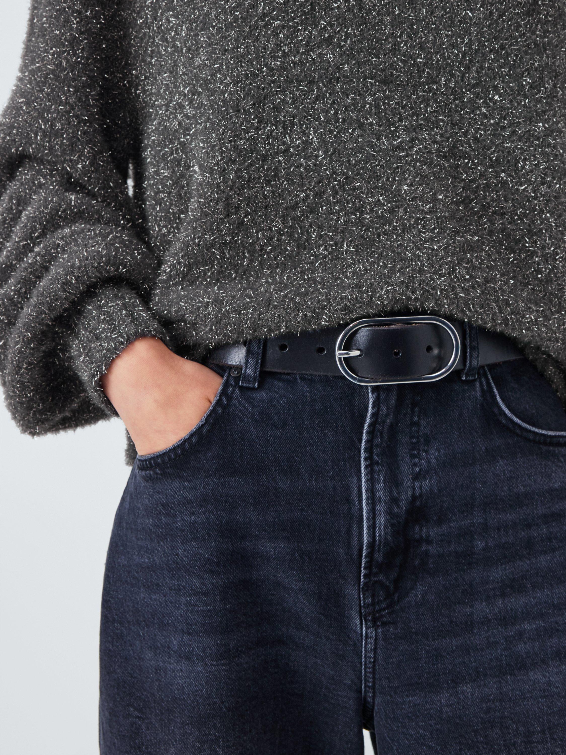 Product image 6 of 6, which shows AND/OR Robyn Sparkle Jumper, Grey Charcoal, S